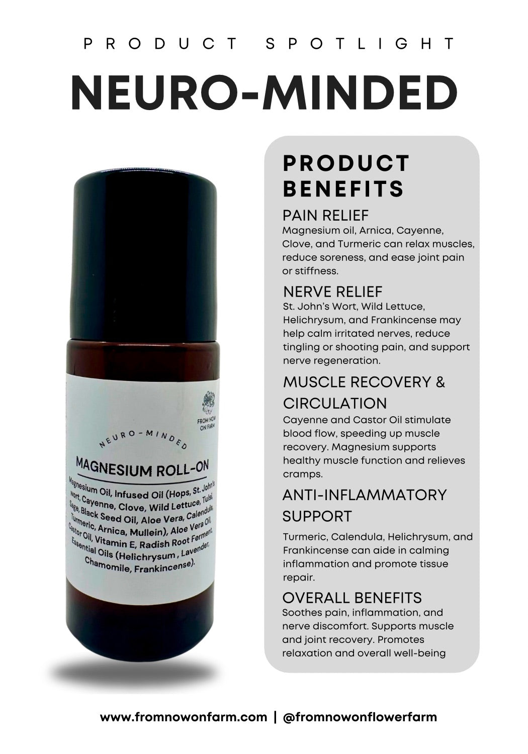 Neuro-minded Magnesium Roll-on
