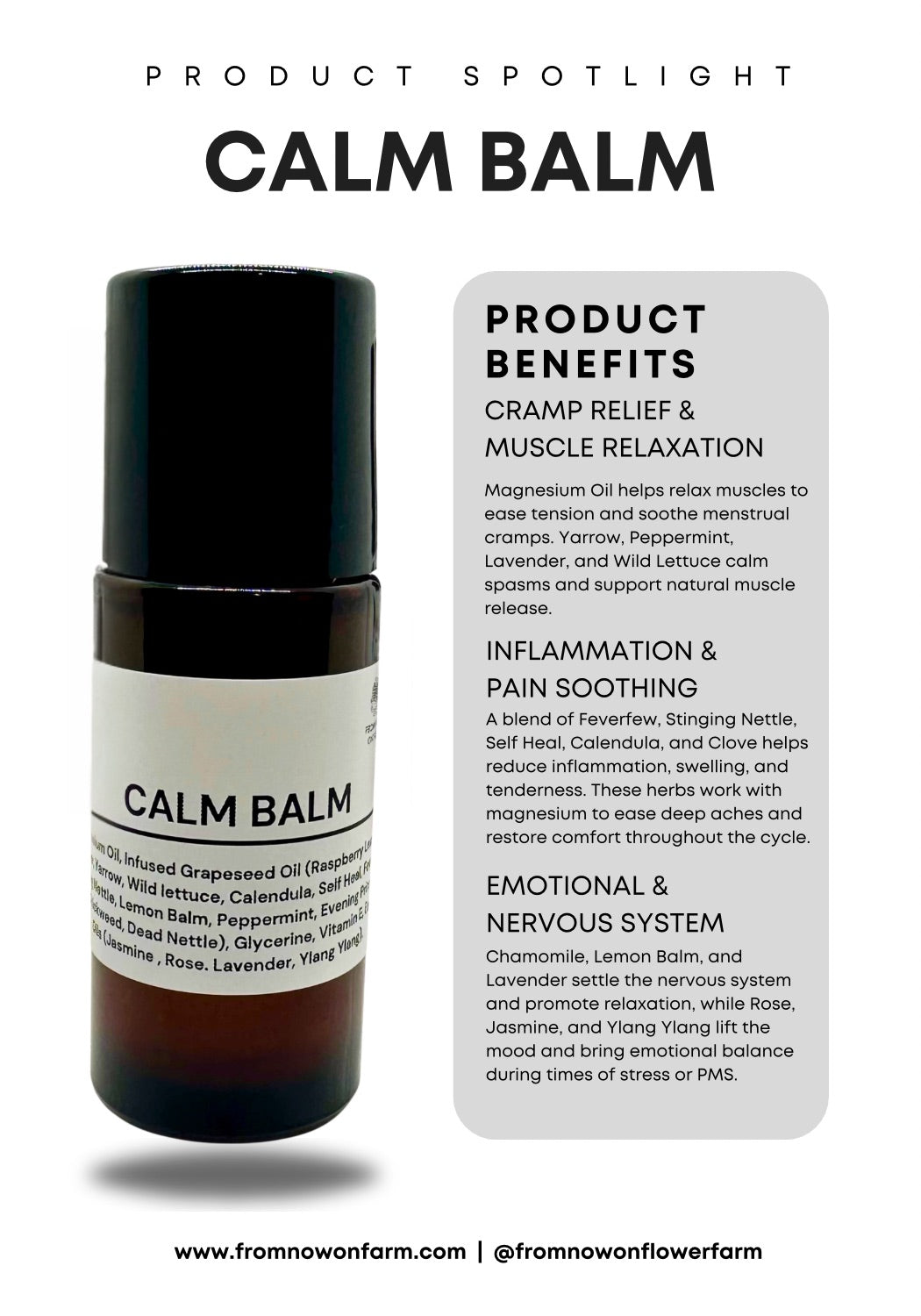 Calm Balm Magnesium Roll-on