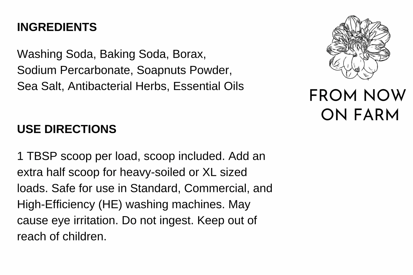 All Natural Laundry Detergent